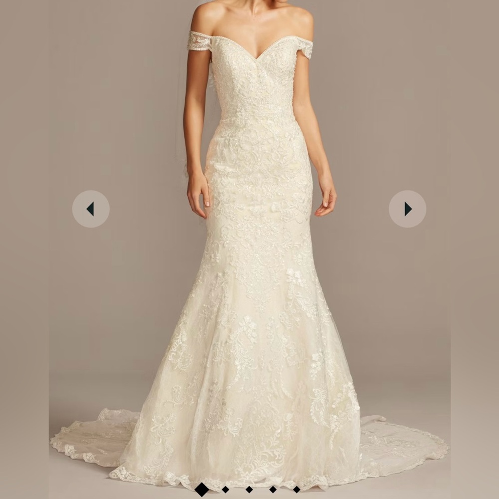 NWT, Oleg Cassini wedding dress, Women’s size 16W. Must read details!